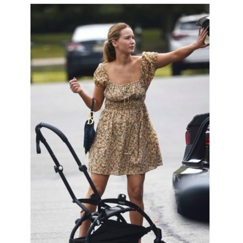 FAITHFULL THE BRAND Viola‎ Edelyn Jennifer Lawrence Floral Mini Babydoll Dress 2